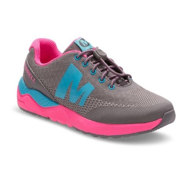 Pantofi Merrell Versent Gri – Grey/Pink/Turquoise Copii imagine 2022