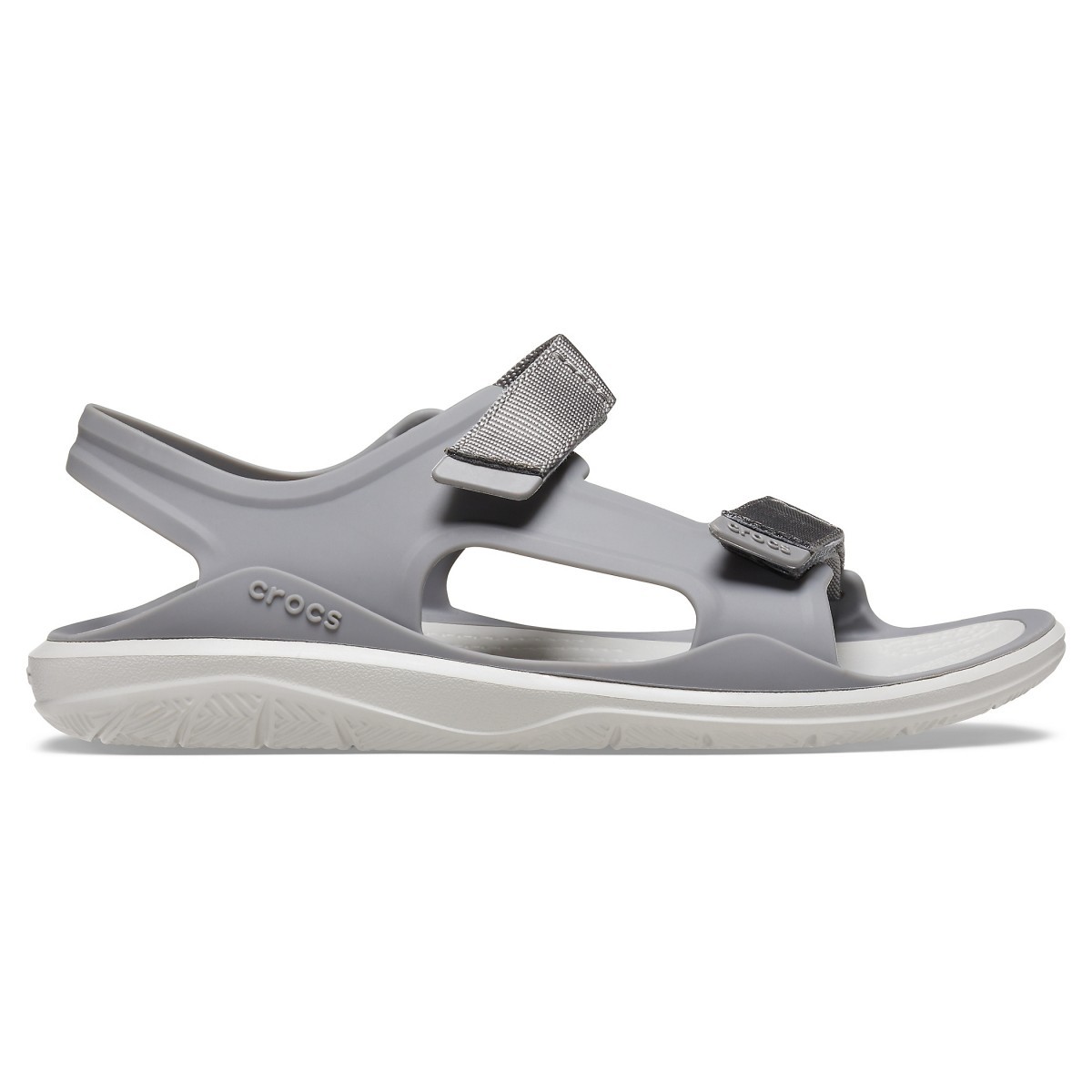 Sandale crocs women's swiftwater expedition sandal gri - smoke/white