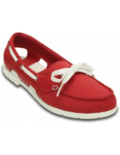 Pantofi Crocs Women's Beach... Rosu - Pepper/White 2