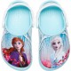 Saboti Crocs Fun Lab OL Disney Frozen 2 Clog Culoare Albastru deschis - Ice Blue