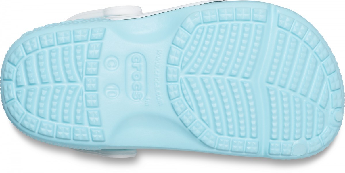 Saboti Crocs Fun Lab OL Disney Frozen 2 Clog Albastru deschis - Ice Blue - 3 | YEO