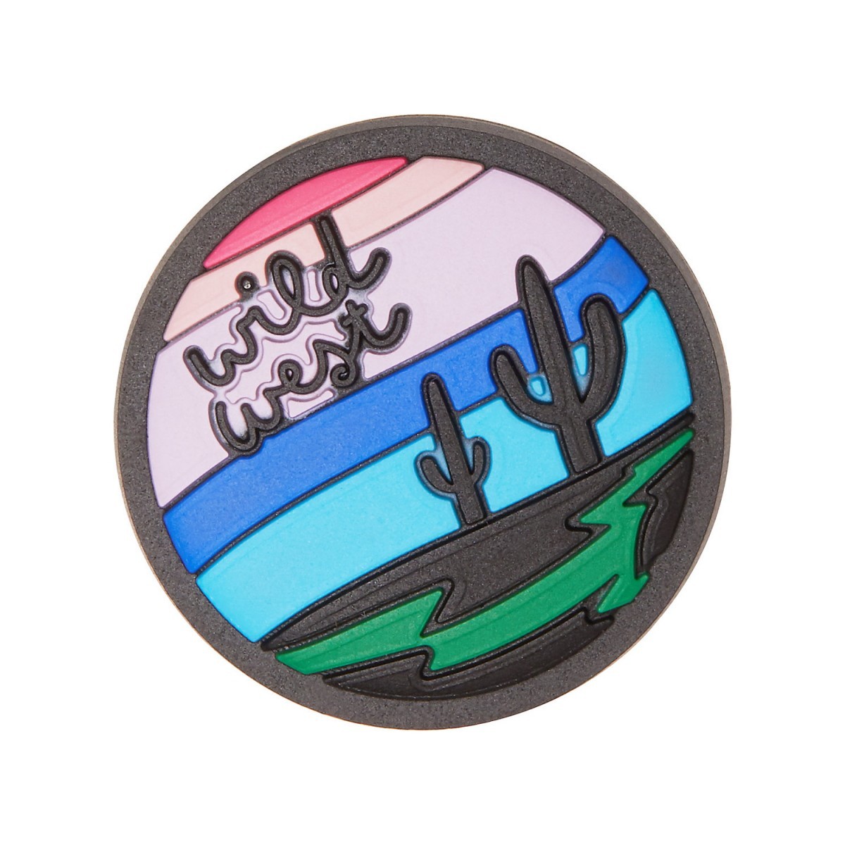 Jibbitz crocs wild west patch