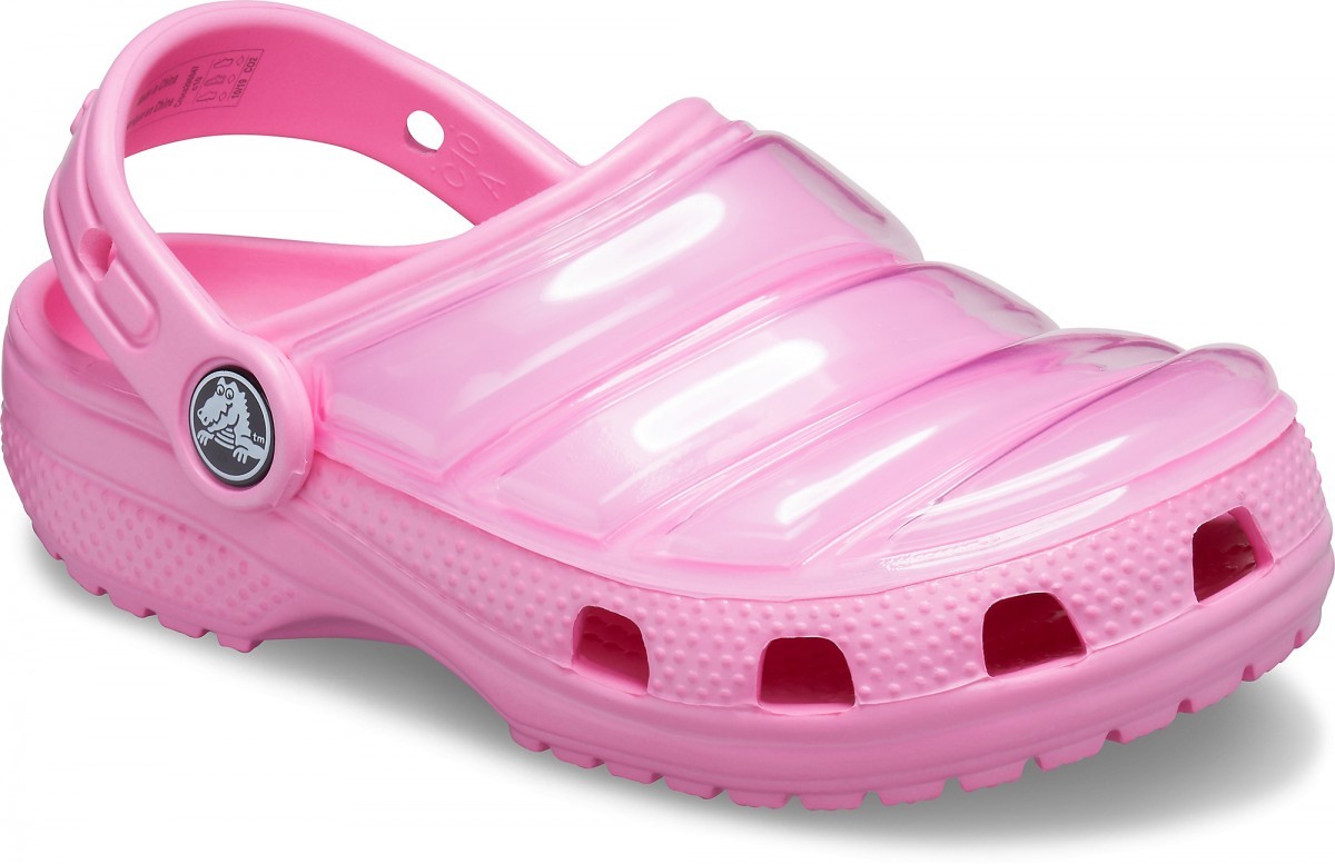 Saboti Crocs Kids\' Classic Neo Puff Clog Roz - Pink Lemonade - 1 | YEO