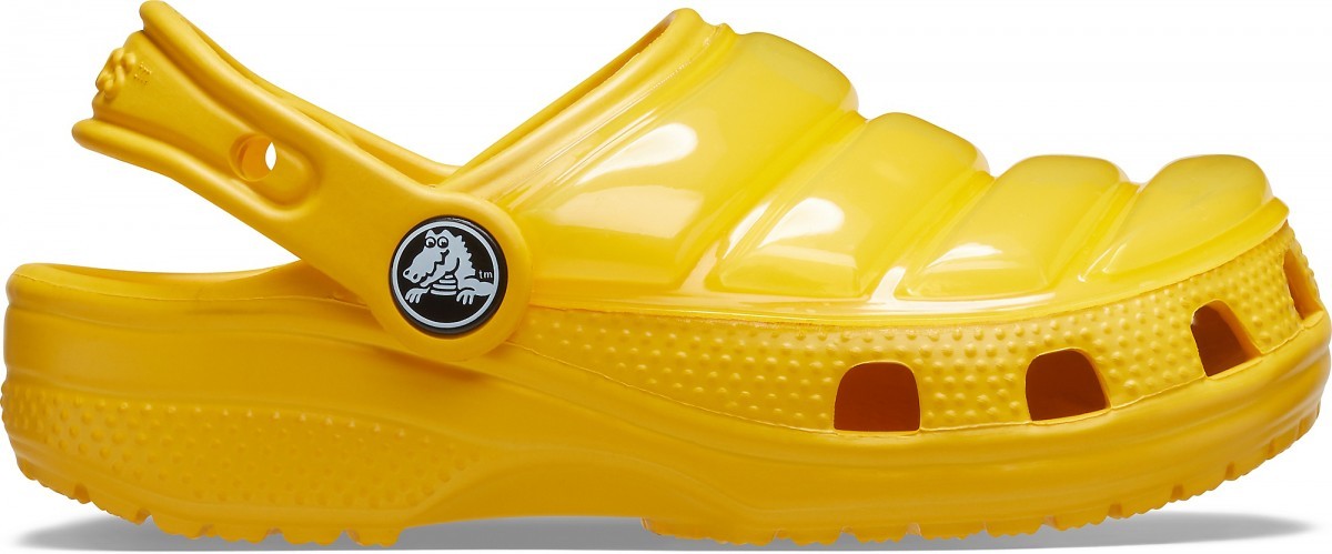 Saboti Crocs Kids\' Classic Neo Puff Clog Galben - Canary