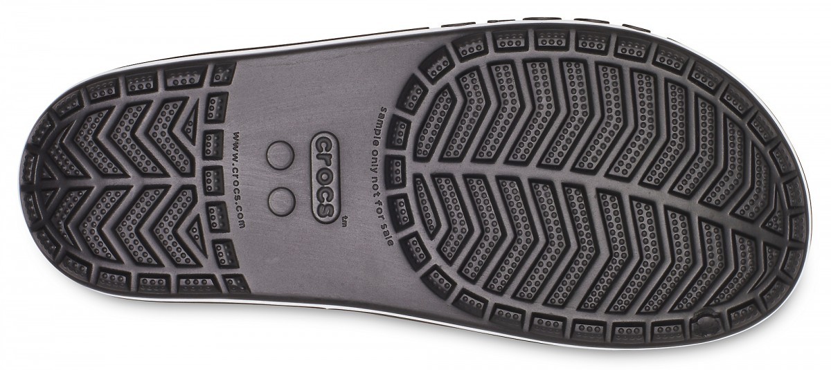 Papuci Crocs Bayaband Slide Negru - Black/White - 3 | YEO