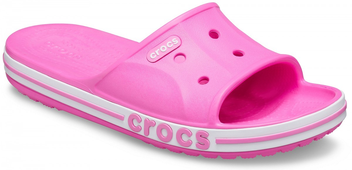Papuci Crocs Bayaband Slide Roz - Electric Pink - 1 | YEO