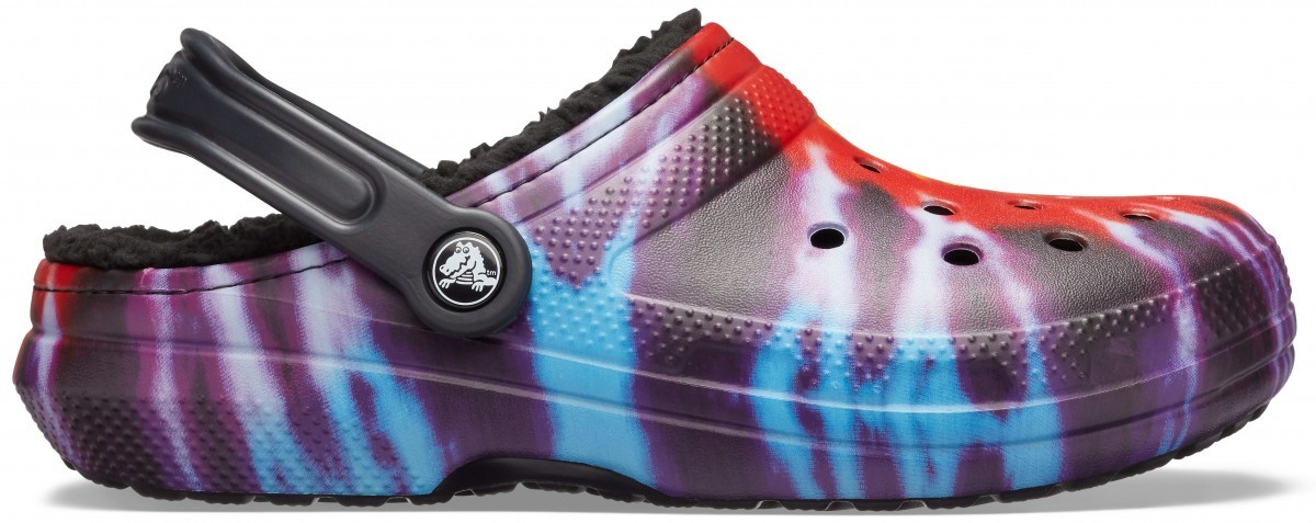 Saboti crocs classic tie-dye lined clog