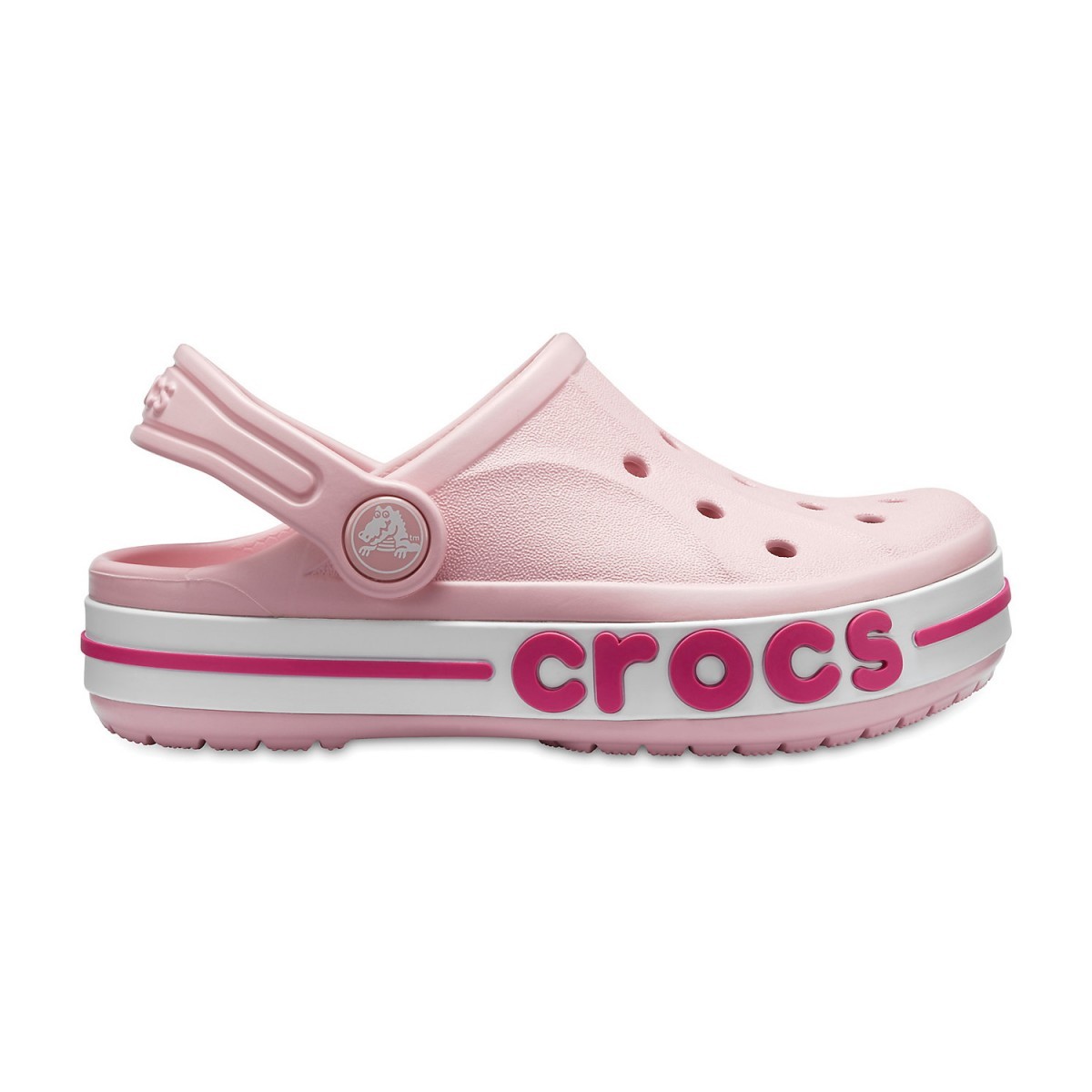 Saboti crocs kids' bayaband clog roz - petal pink