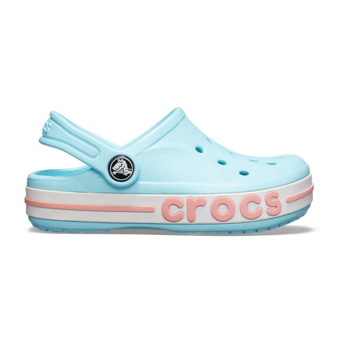 Saboti Crocs Kids’ Bayaband Clog Albastru deschis – Ice Blue Albastru