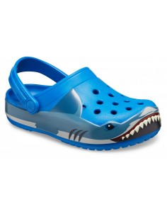 Saboți Crocs Fun Lab Shark... Albastru - Bright Cobalt 2