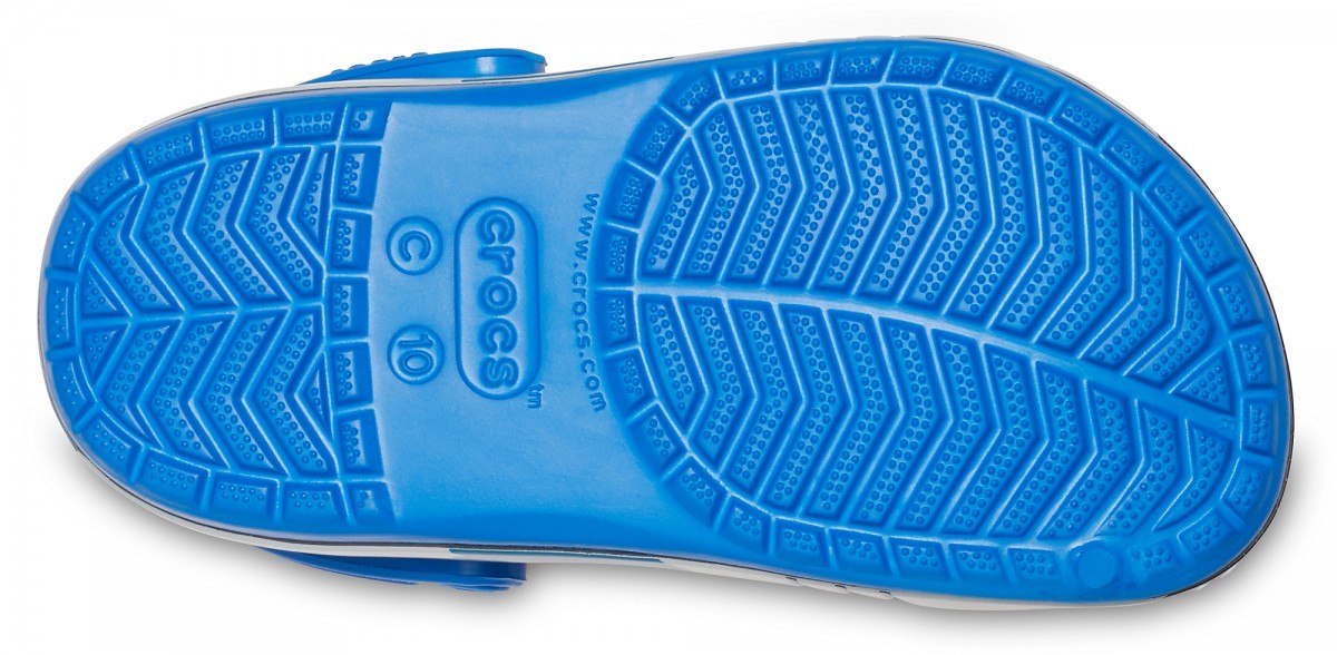 Saboți Crocs Fun Lab Shark Band Clog Albastru - Bright Cobalt - 3 | YEO