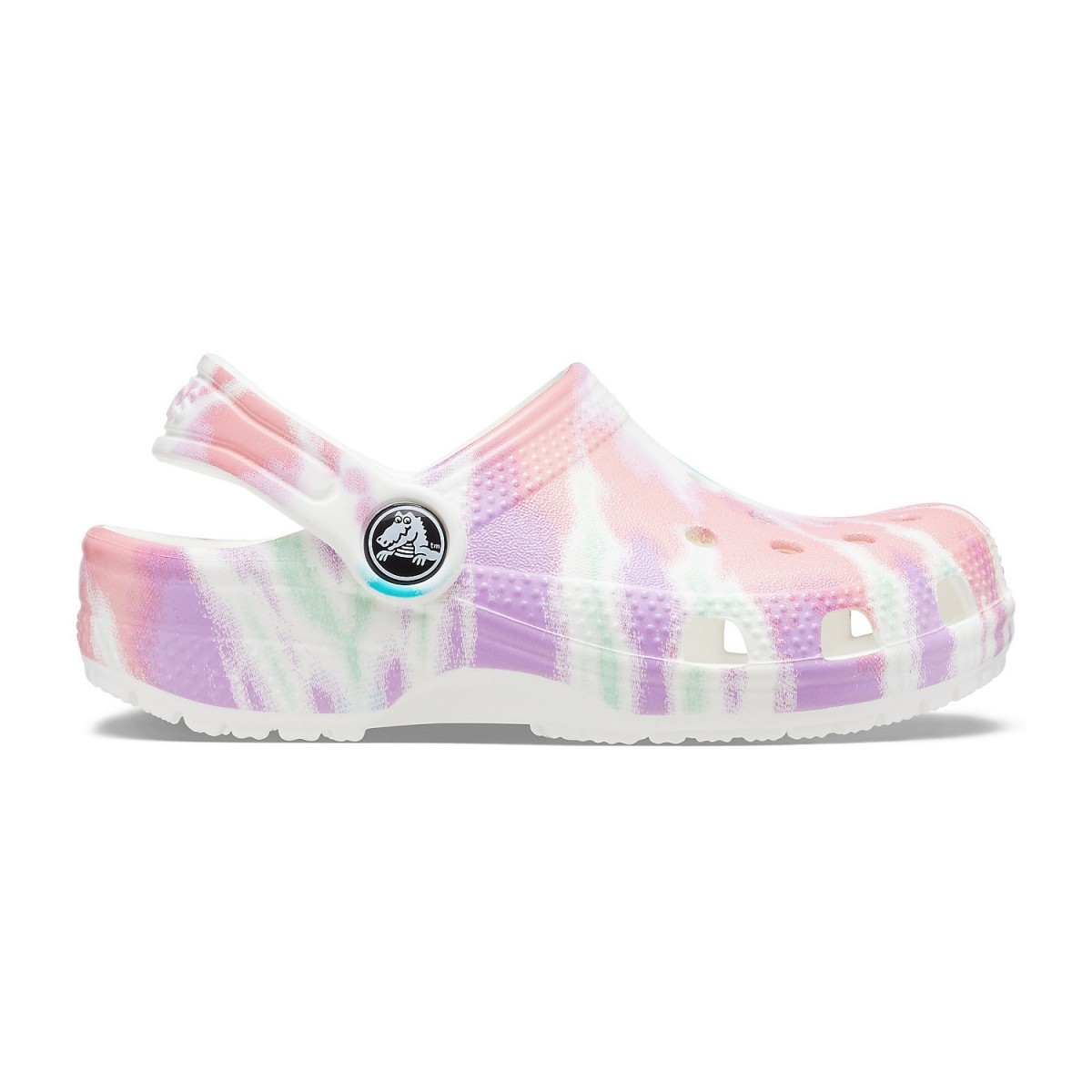 Saboți Crocs Kids\' Classic Tie-Dye Graphic Clog Multicolor - Fresco/Multi