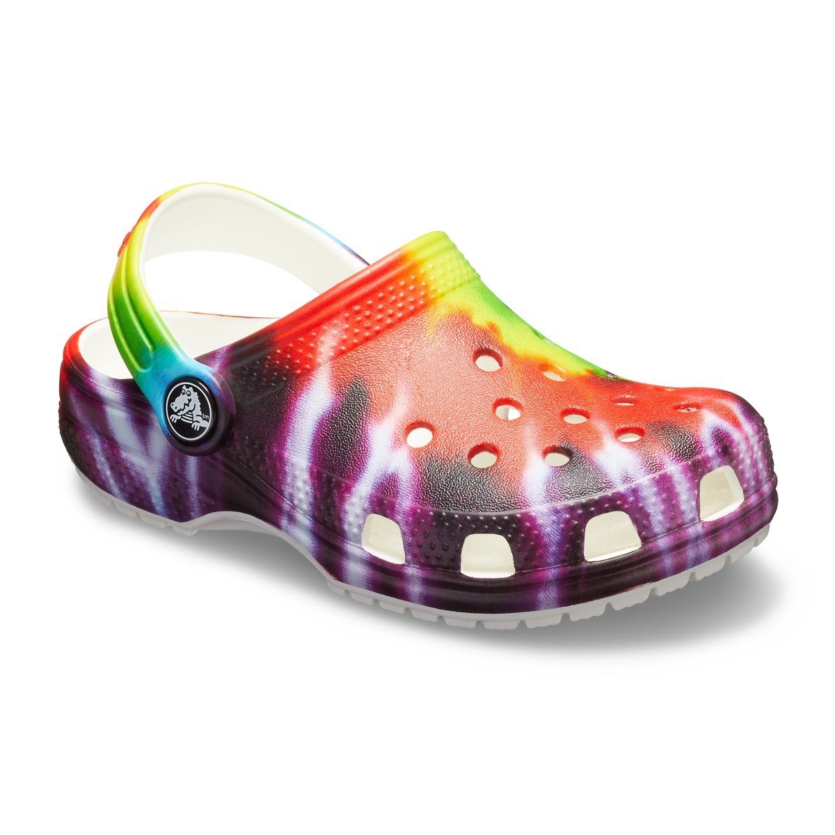 Saboți Crocs Kids\' Classic Tie-Dye Graphic Clog Multicolor - Multi - 1 | YEO