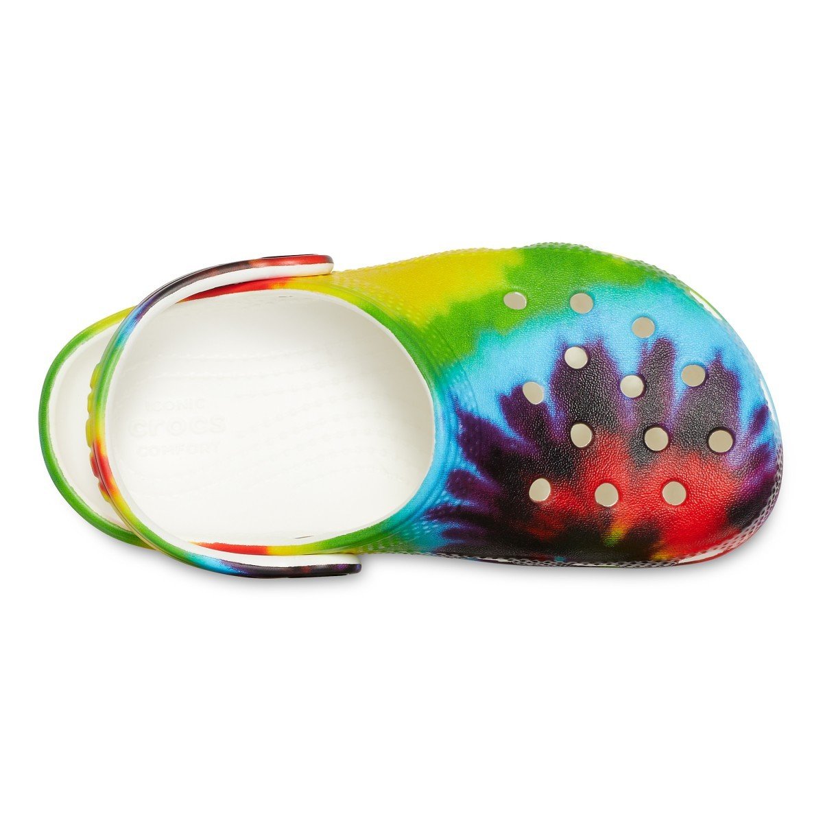 Saboți Crocs Kids\' Classic Tie-Dye Graphic Clog Multicolor - Multi - 2 | YEO
