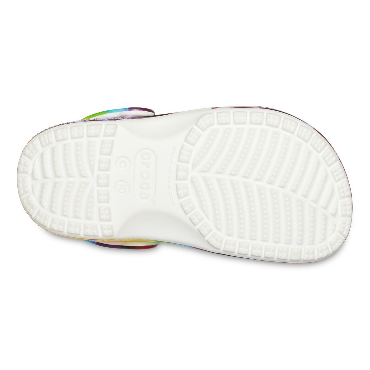 Saboți Crocs Kids\' Classic Tie-Dye Graphic Clog Multicolor - Multi - 3 | YEO