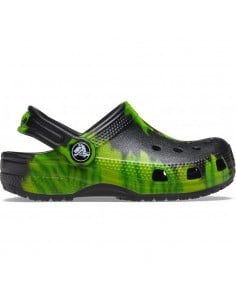 Saboți Crocs Kids' Classic... Negru - Black/Lime Punch