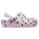 Saboți Crocs Kids' Classic Panda Print Clog Culoare Roz - Ballerina Pink