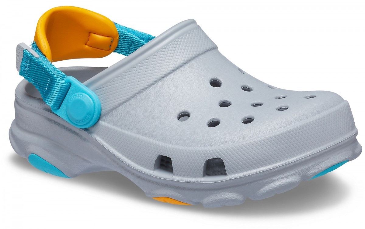 Saboți Crocs Kids\' Classic All-Terrain Clog Gri - Light Grey - 1 | YEO