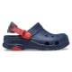 Saboți Crocs Kids' Classic All-Terrain Clog Culoare Albastru - Navy