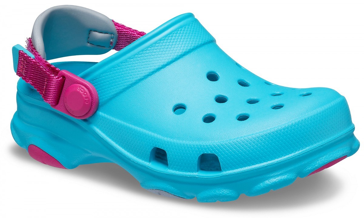 Saboți Crocs Kids\' Classic All-Terrain Clog Albastru deschis - Digital Aqua - 1 | YEO