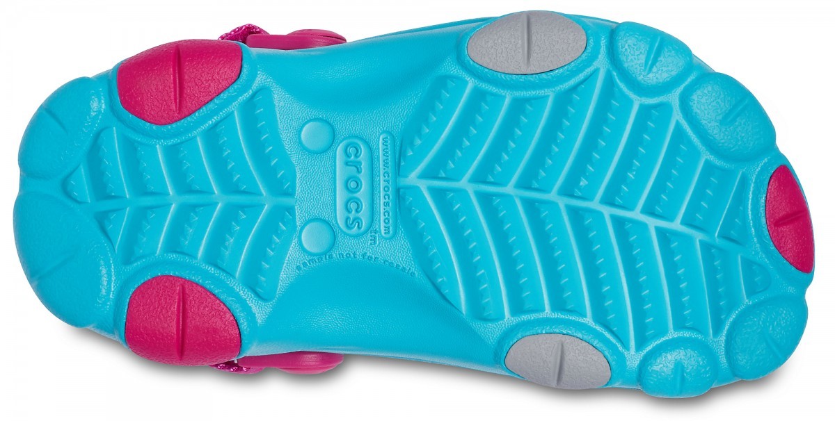 Saboți Crocs Kids\' Classic All-Terrain Clog Albastru deschis - Digital Aqua - 3 | YEO
