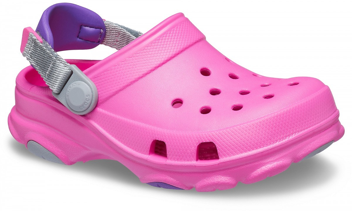 Saboți Crocs Kids\' Classic All-Terrain Clog Roz - Electric Pink - 1 | YEO