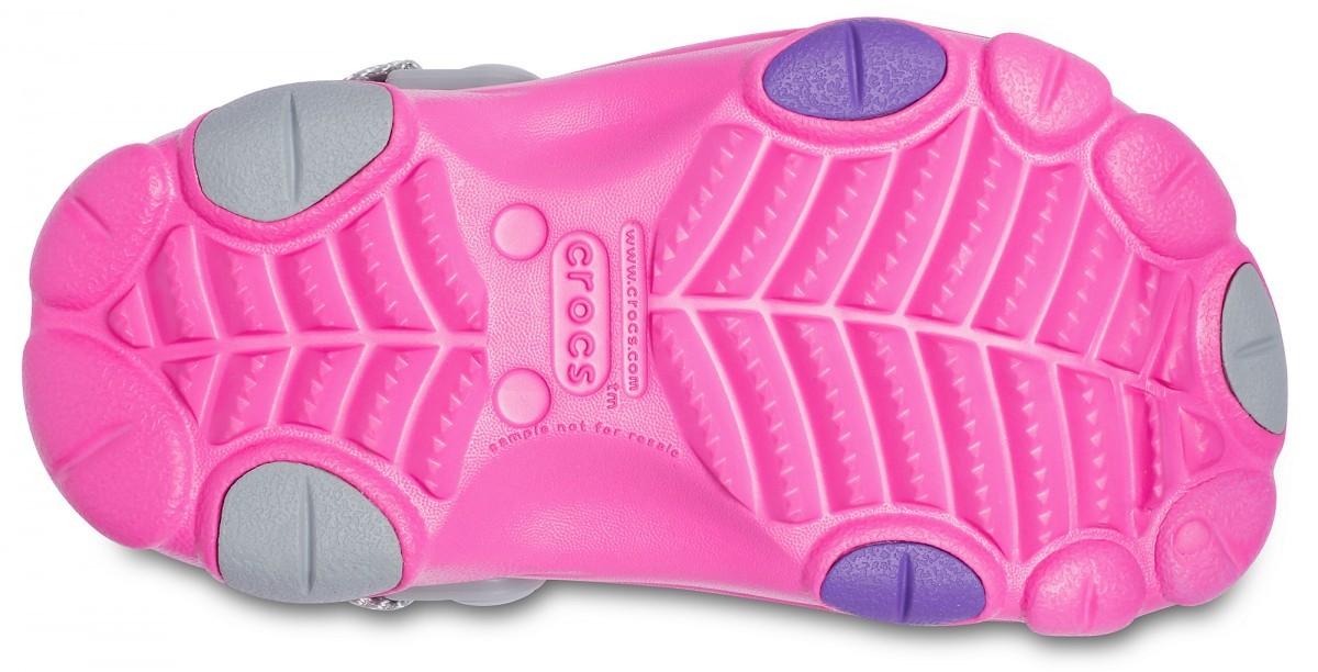 Saboți Crocs Kids\' Classic All-Terrain Clog Roz - Electric Pink - 3 | YEO