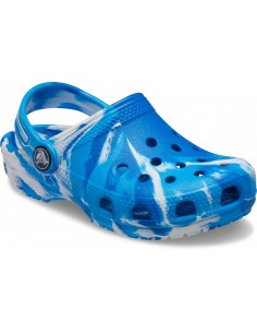 Saboți Crocs Kids' Classic... Albastru - Bright Cobalt/White 2