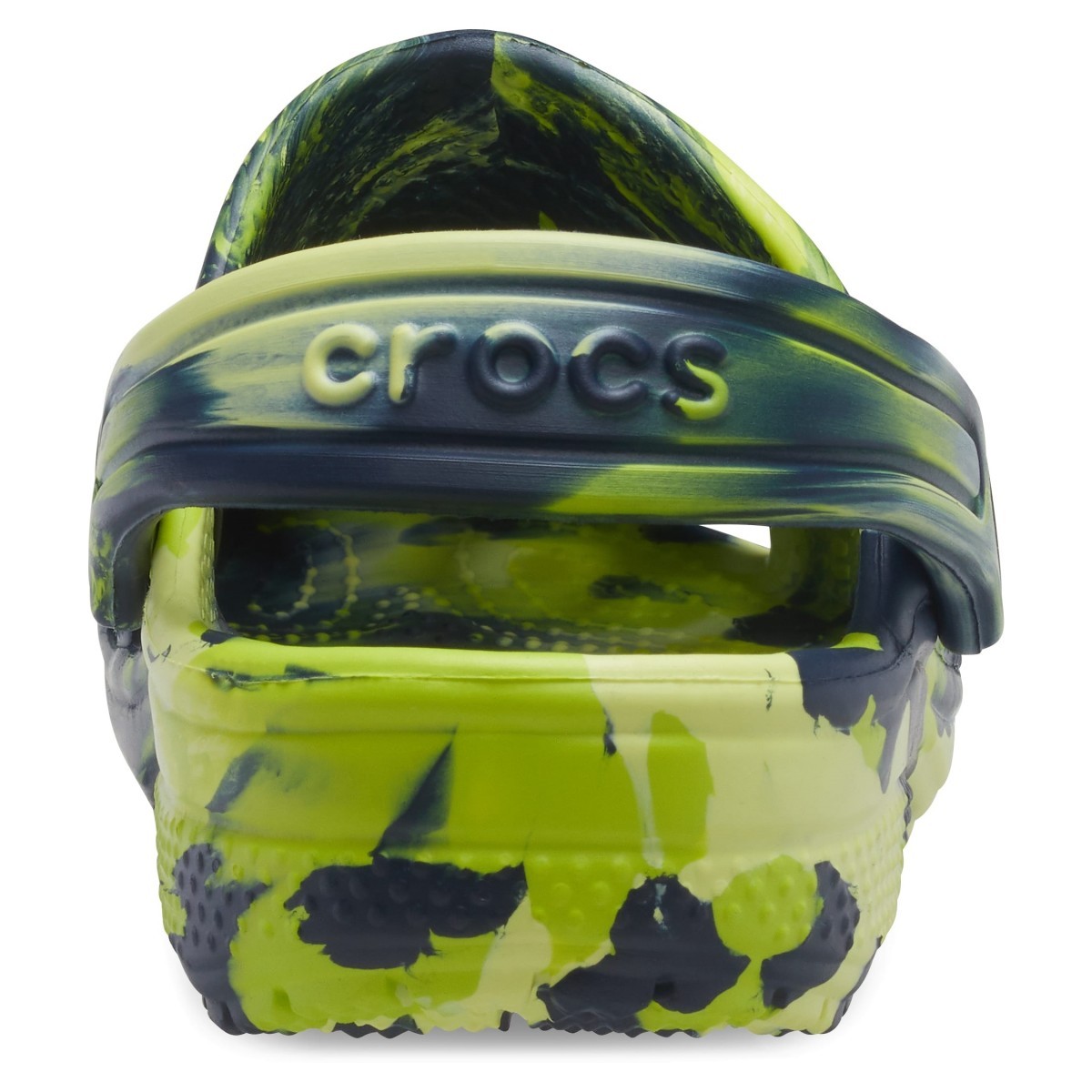 Saboți Crocs Kids\' Classic Marbled Clog Albastru - Navy/Multi - 2 | YEO