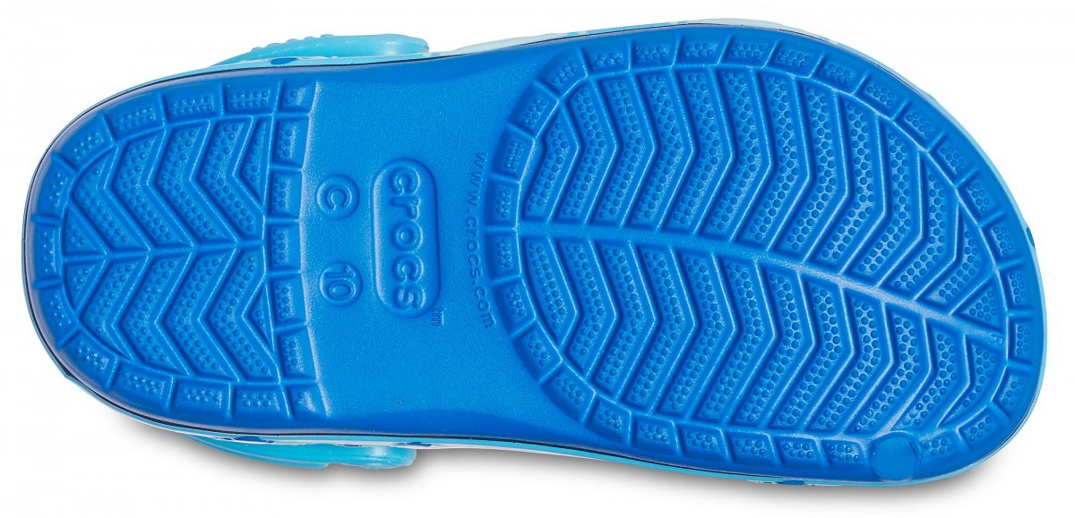 Saboți Crocs Fun Lab Baby Shark Band Clog Albastru - Bright Cobalt - 3 | YEO