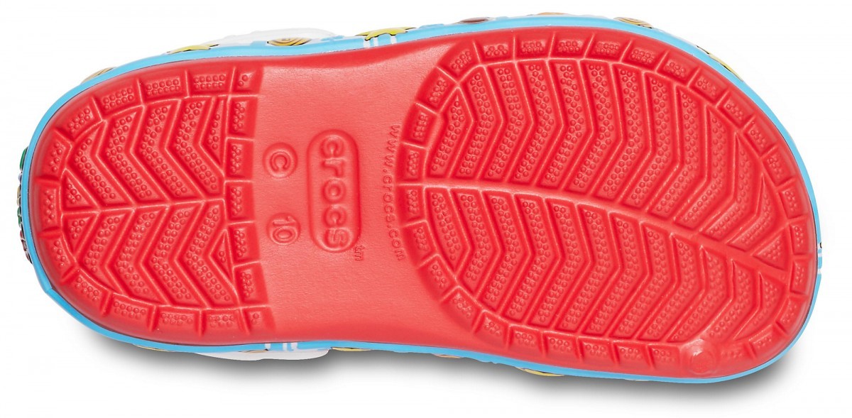 Saboți Crocs Fun Lab Super Mario Lights Clog Rosu - Flame - 3 | YEO