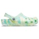 Saboți Crocs Classic Marbled Clog Culoare Verde - Pistachio/Multi