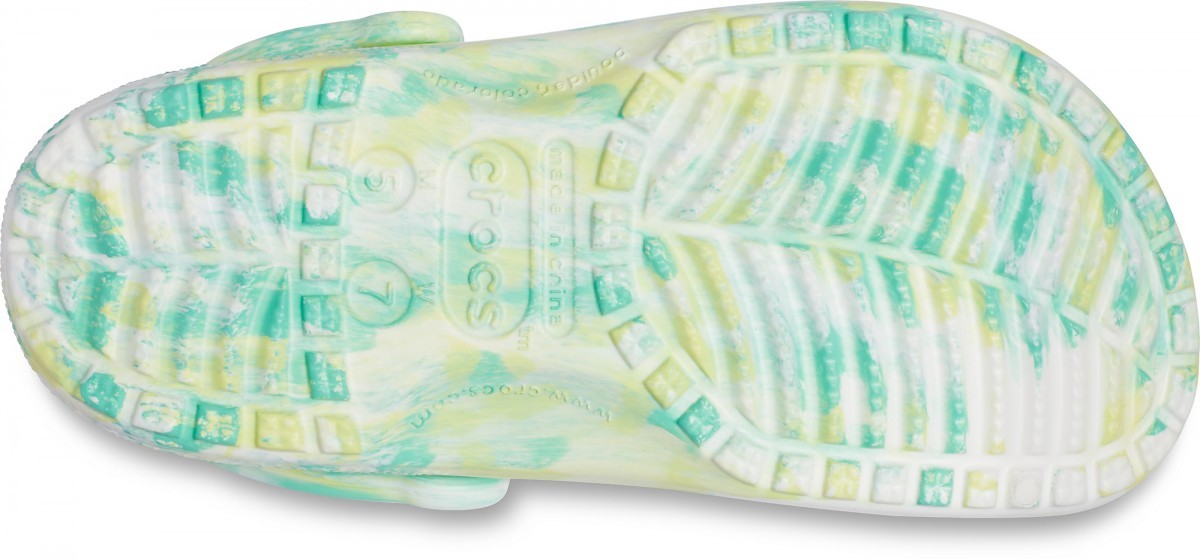 Saboți Crocs Classic Marbled Clog Verde - Pistachio/Multi - 3 | YEO