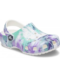 Saboți Crocs Kids' Classic... Alb - White/Multi 2