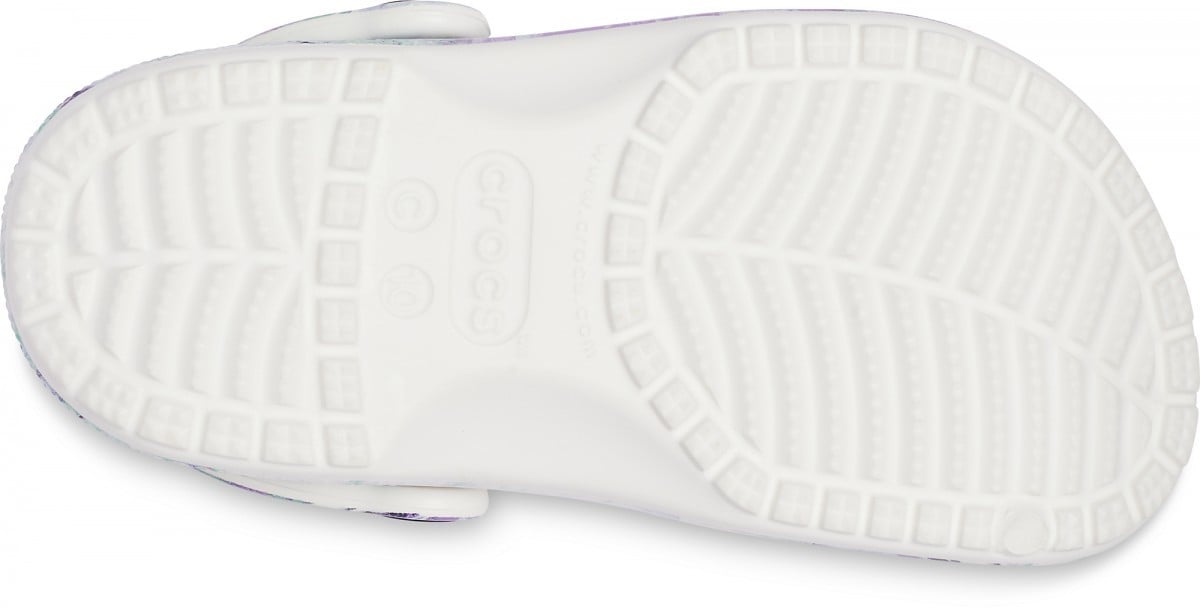 Saboți Crocs Kids\' Classic Out of this World II Clog Alb - White/Multi - 3 | YEO