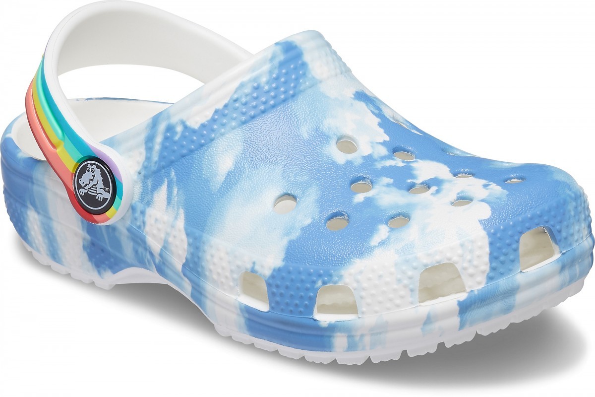 Saboți Crocs Kids\' Classic Out of this World II Clog Alb - White - 1 | YEO