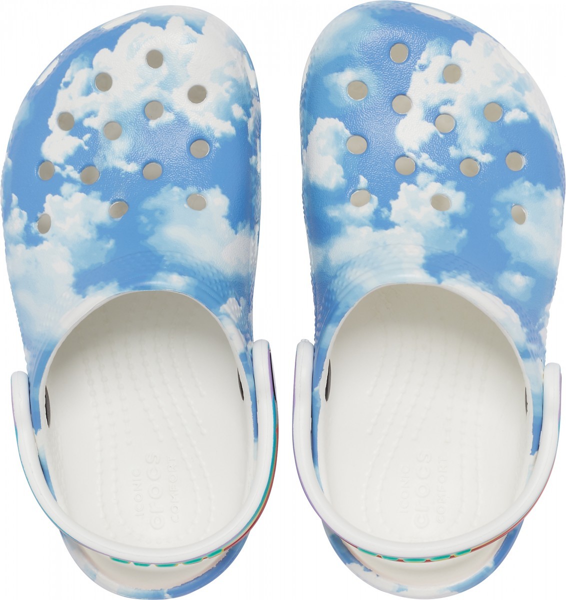Saboți Crocs Kids\' Classic Out of this World II Clog Alb - White - 2 | YEO