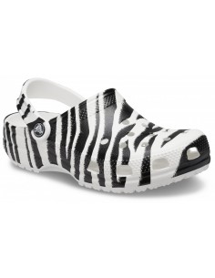 Saboți Crocs Classic Animal... Multicolor - White/Zebra Print 2