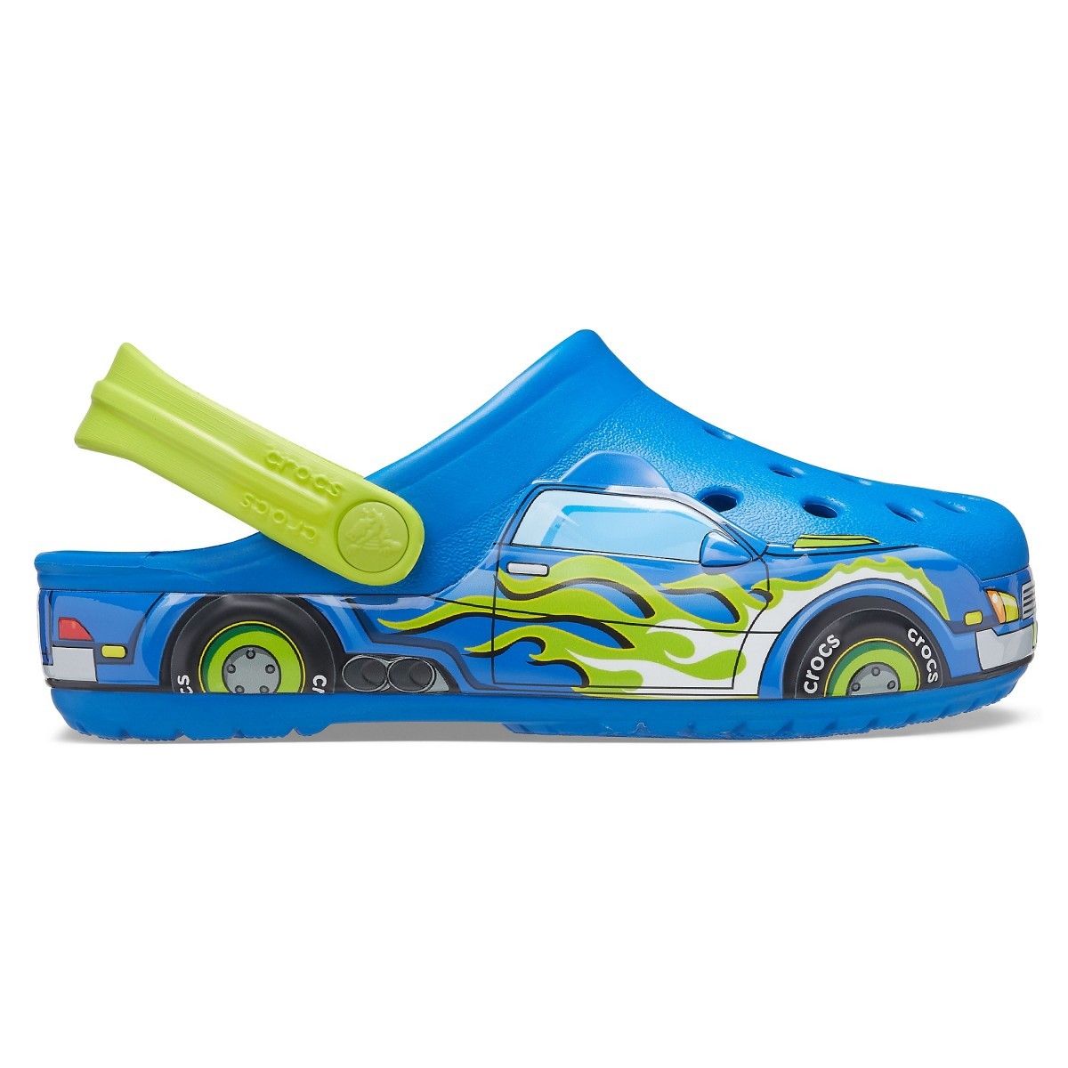 Saboți Crocs Fun Lab Truck Band Clog Albastru – Bright Cobalt Albastru