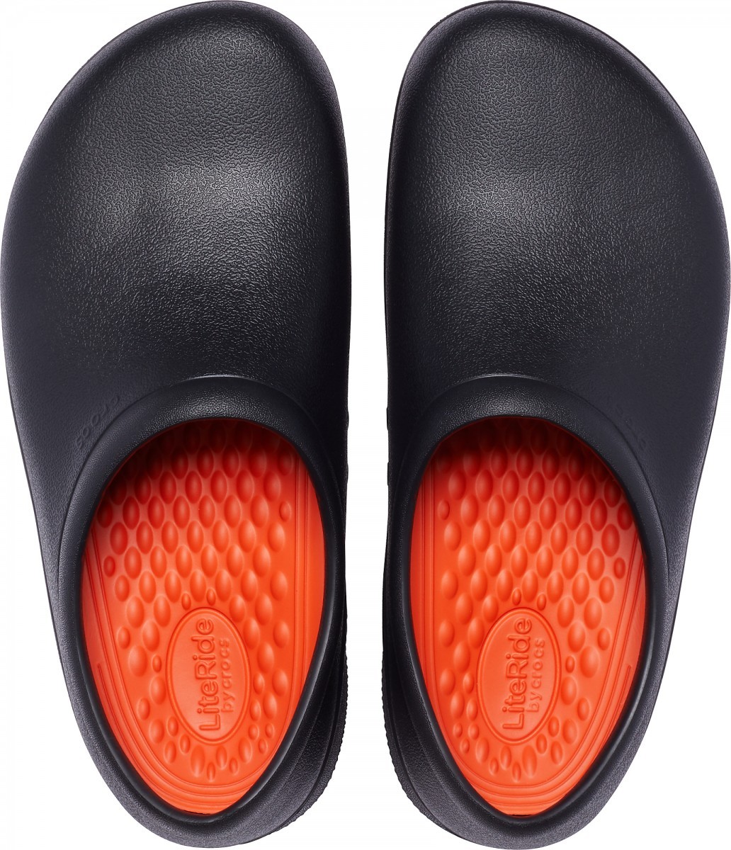 Saboți Crocs On The Clock LiteRide Slip-On Negru - Black - 2 | YEO