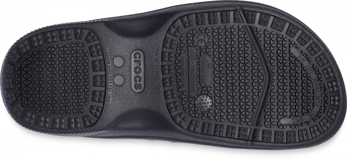 Saboți Crocs On The Clock LiteRide Slip-On Negru - Black