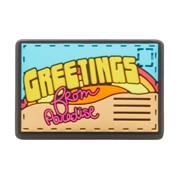 Jibbitz crocs postcard