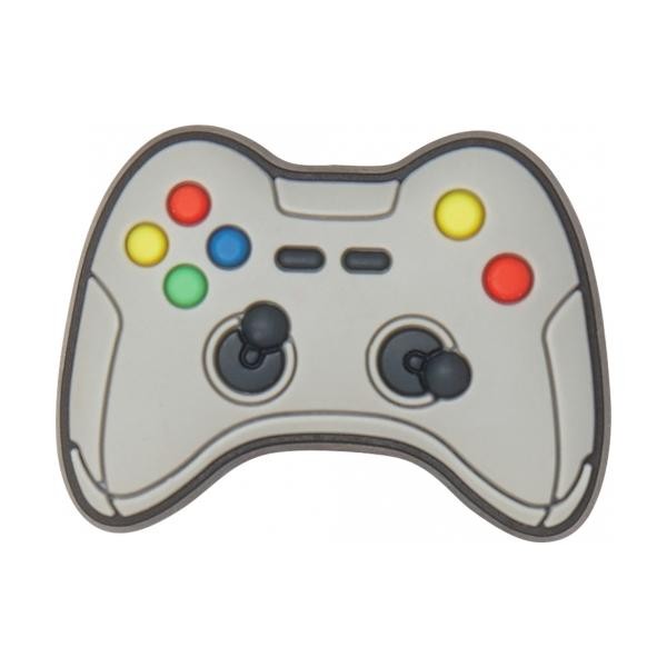 Jibbitz crocs grey game controller