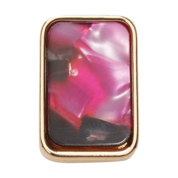 Jibbitz crocs pink marble rectangle