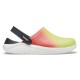 Saboți Crocs LiteRide Color Dip Clog Culoare Multicolor - Lime Punch/Scarlet/Almost White