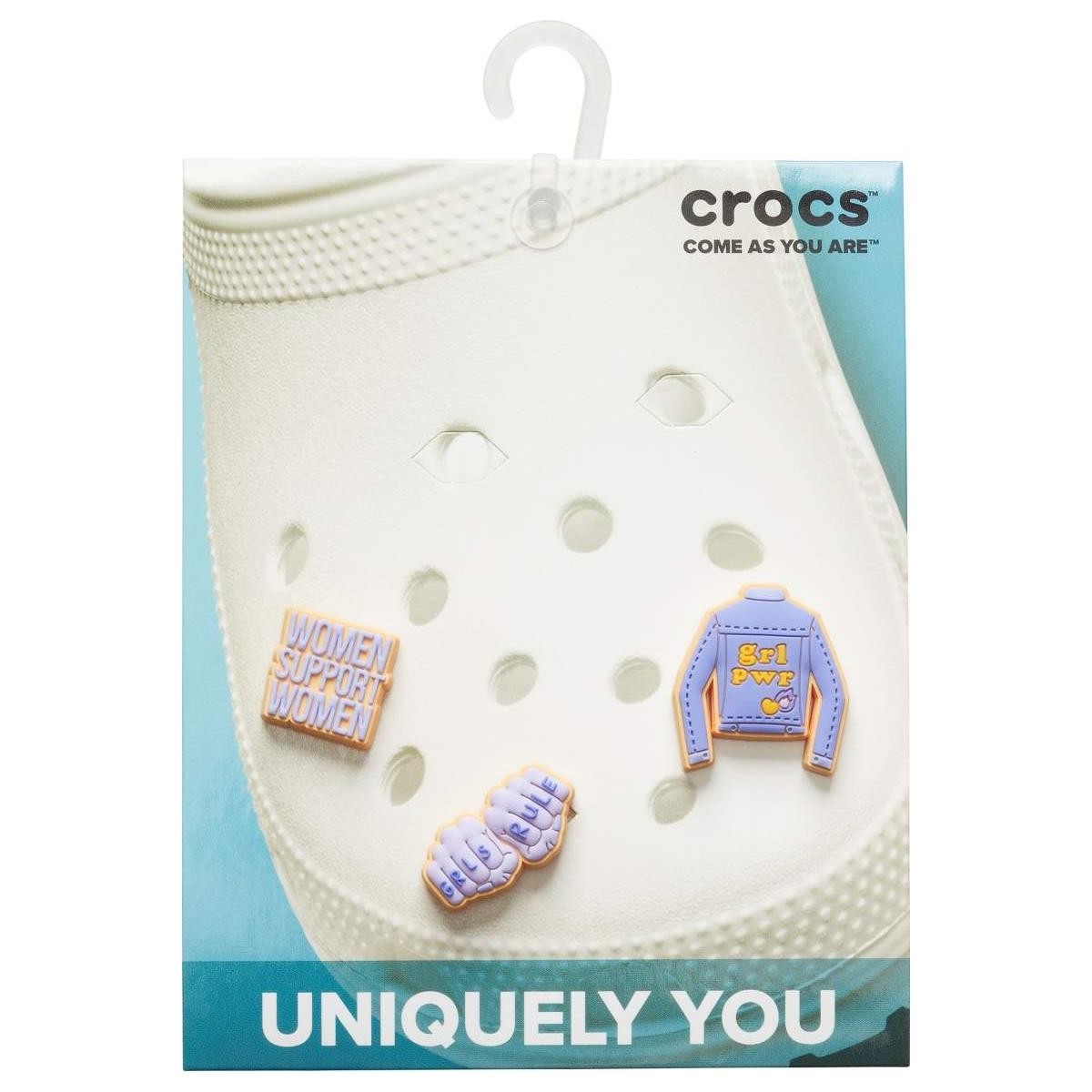 Jibbitz crocs girl power 3 pack