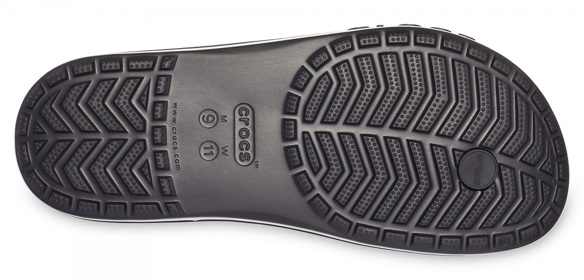 Șlapi Crocs Bayaband Flip Negru - Black/White