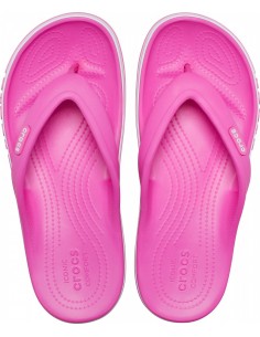 Șlapi Crocs Bayaband Flip Roz - Electric Pink 2