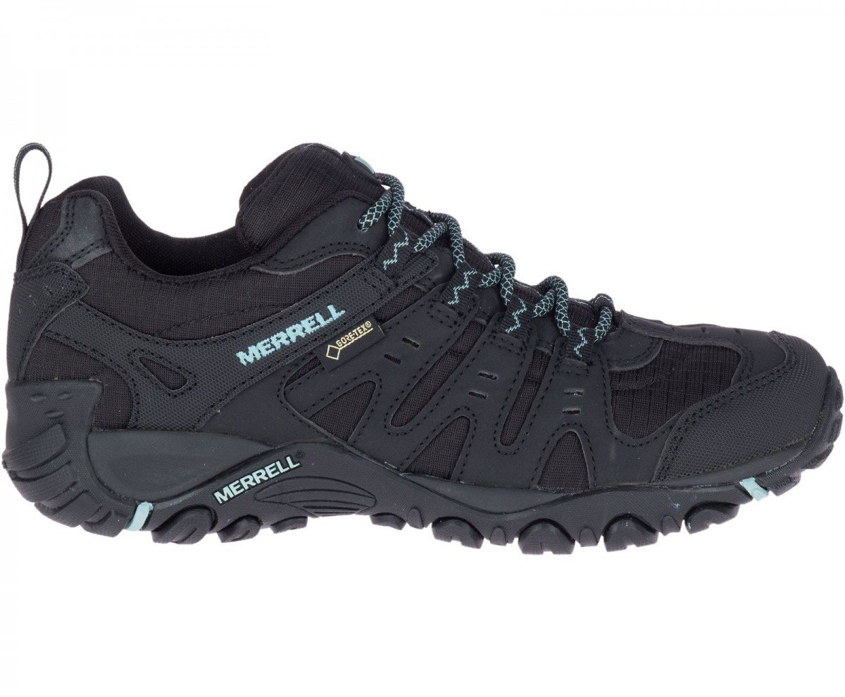 Pantofi Merrell Women\'s Accentor Sport Gore-Tex Negru - Black/Aquifer - 1 | YEO