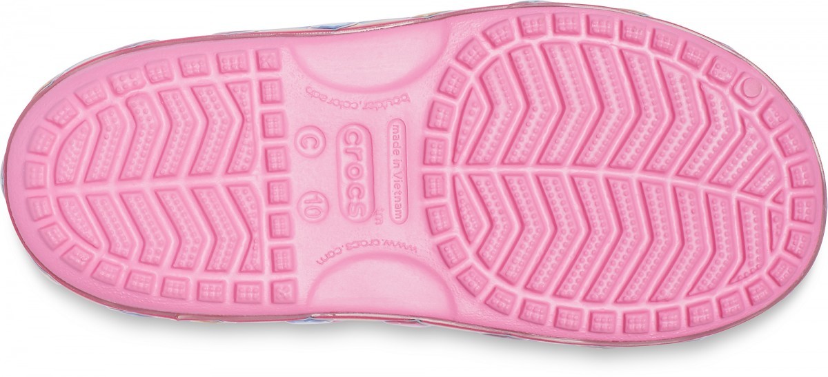 Sandale Crocs Fun Lab Rainbow Sandal Roz - Pink Lemonade - 3 | YEO